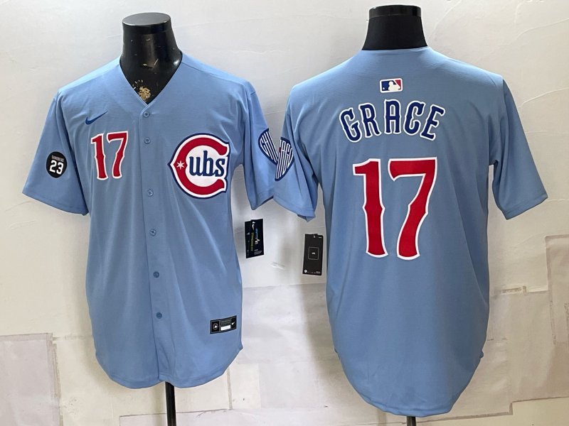 Men 2026 Chicago Cubs #17 Grace blue Game Nike MLB Jersey 0804003->chicago cubs->MLB Jersey